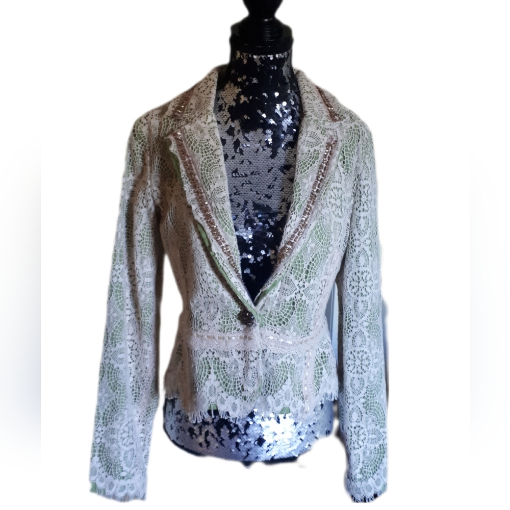 Elegant Vintage Lace Women's Jacket